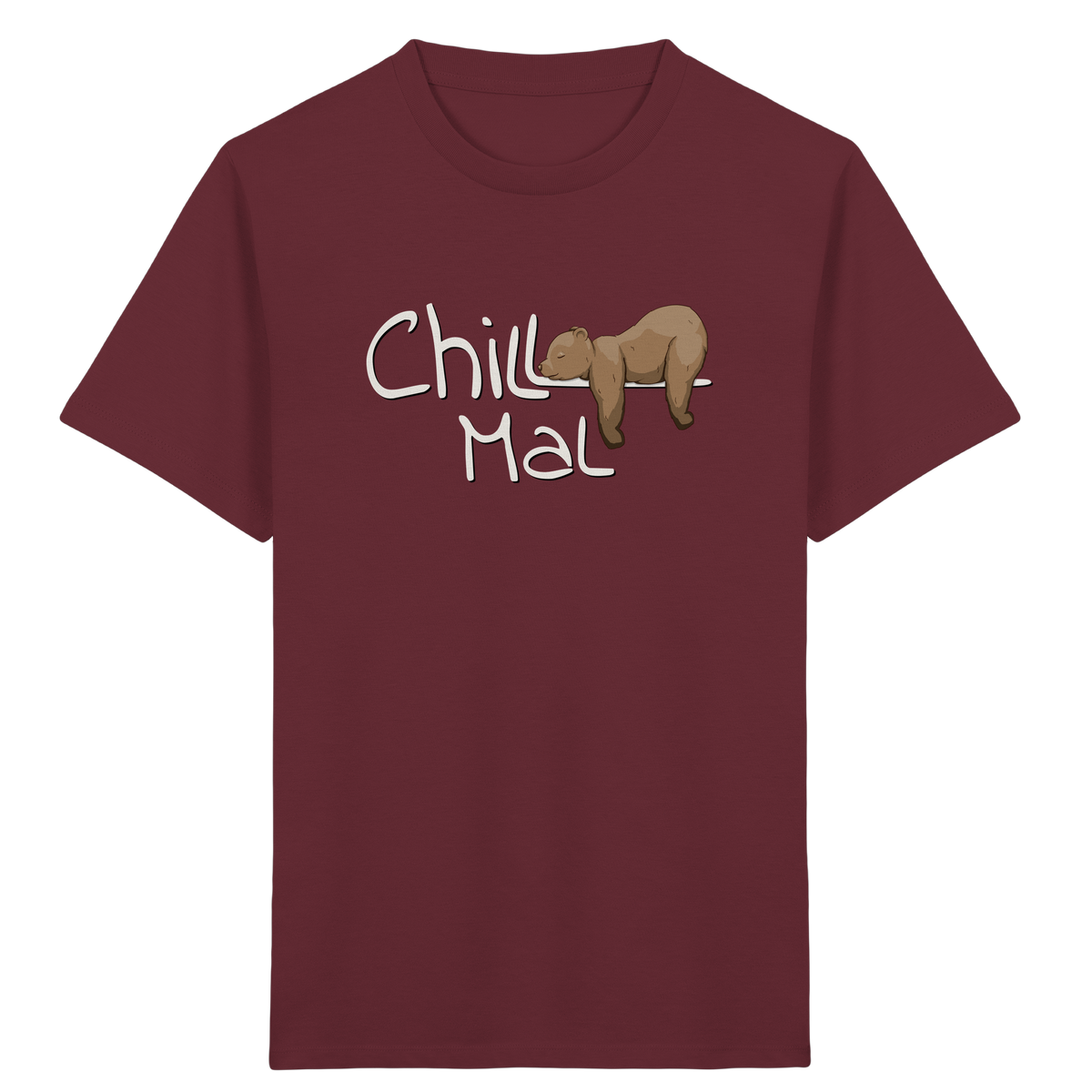 Chill Mal schläfriger Braunbär - Kids Organic Shirt
