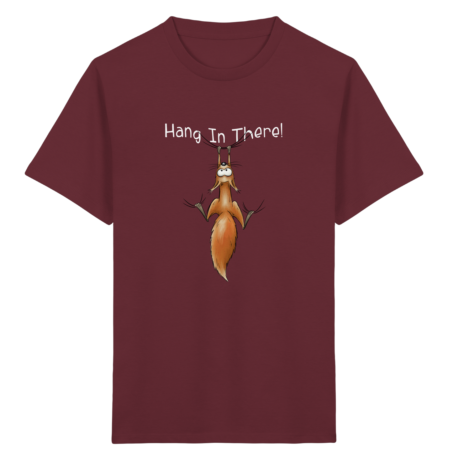 Hang In There | Lässiges Eichhörnchen - Kids Organic Shirt
