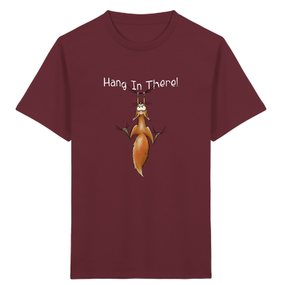 Hang In There | Lässiges Eichhörnchen - Kids Organic Shirt