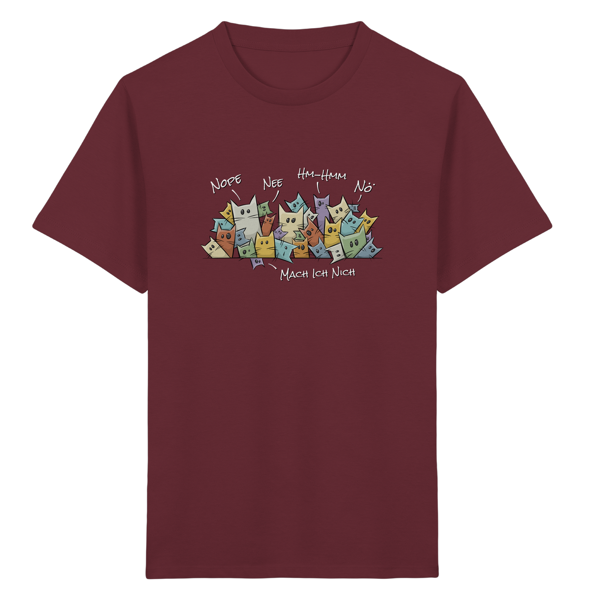 Nope, Nee, Nö Katzen - Kids Organic Shirt