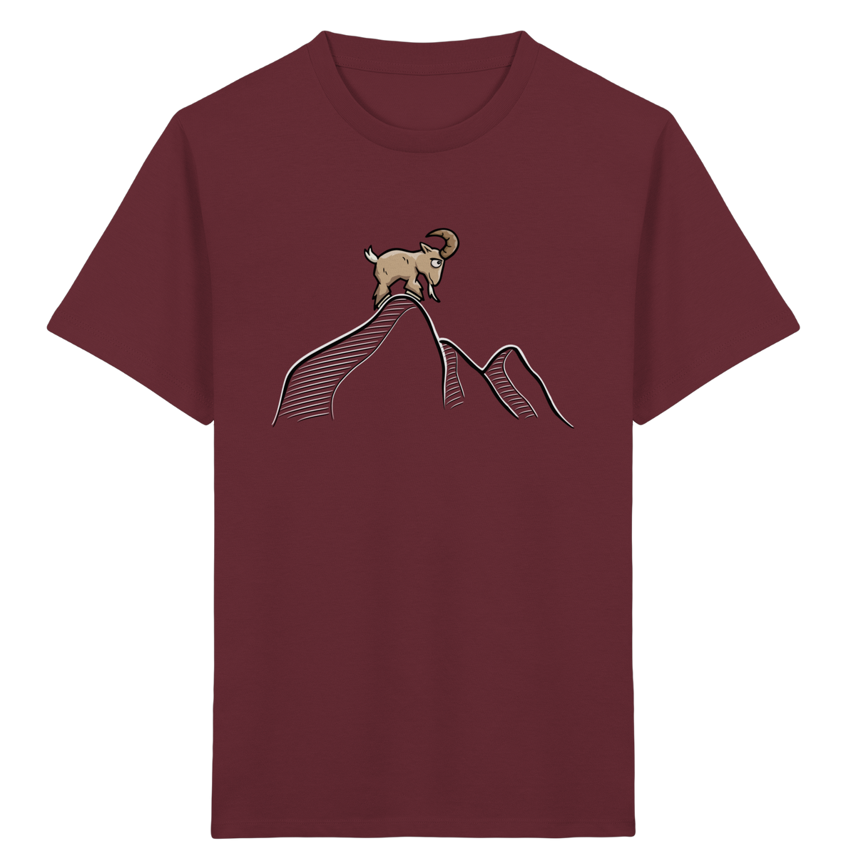 Ziegenbock in den Bergen - Kids Organic Shirt