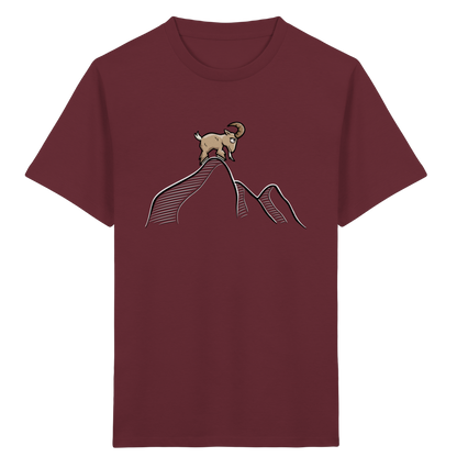 Ziegenbock in den Bergen - Kids Organic Shirt