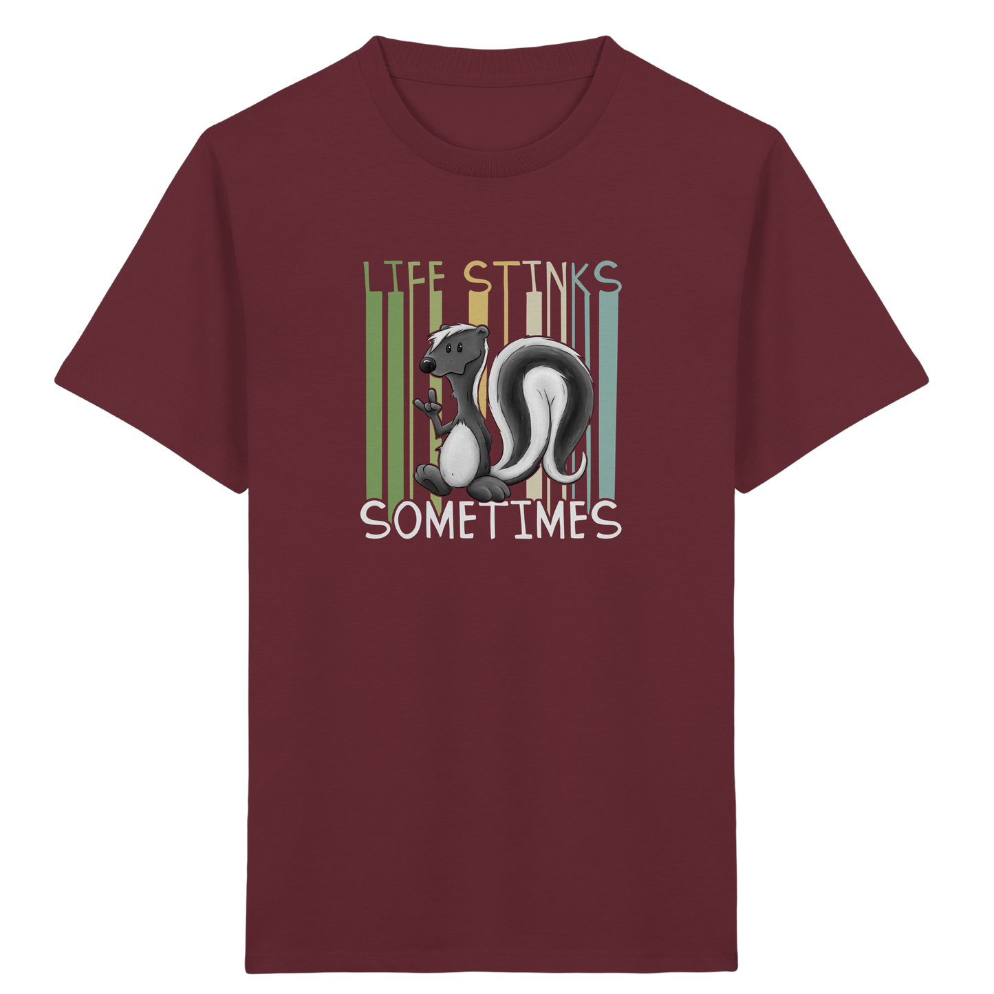 Life Stinks Sometimes Stinktier Weisheit - Kids Organic Shirt