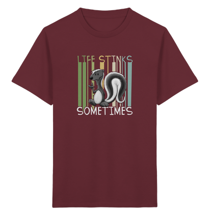 Life Stinks Sometimes Stinktier Weisheit - Kids Organic Shirt