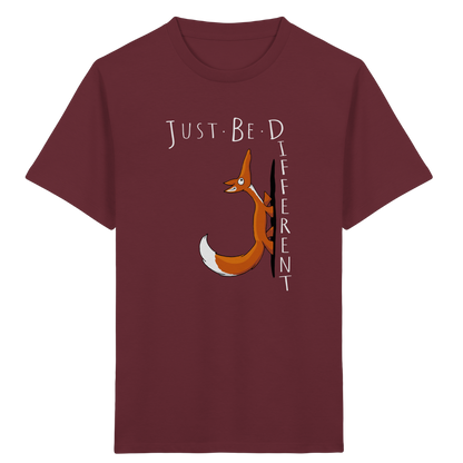 Just Be Different | Sei Anders, kleiner Fuchs - Kids Organic Shirt