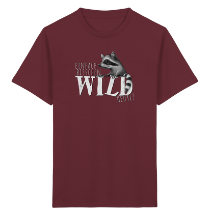 Bisschen wild heute! Waschbär - Kids Organic Shirt