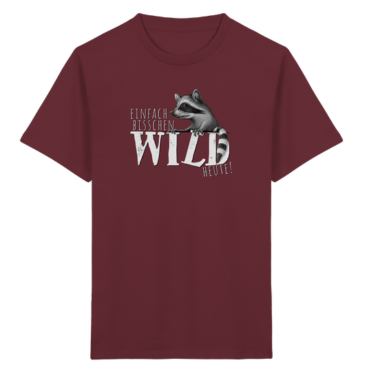 Bisschen wild heute! Waschbär - Kids Organic Shirt