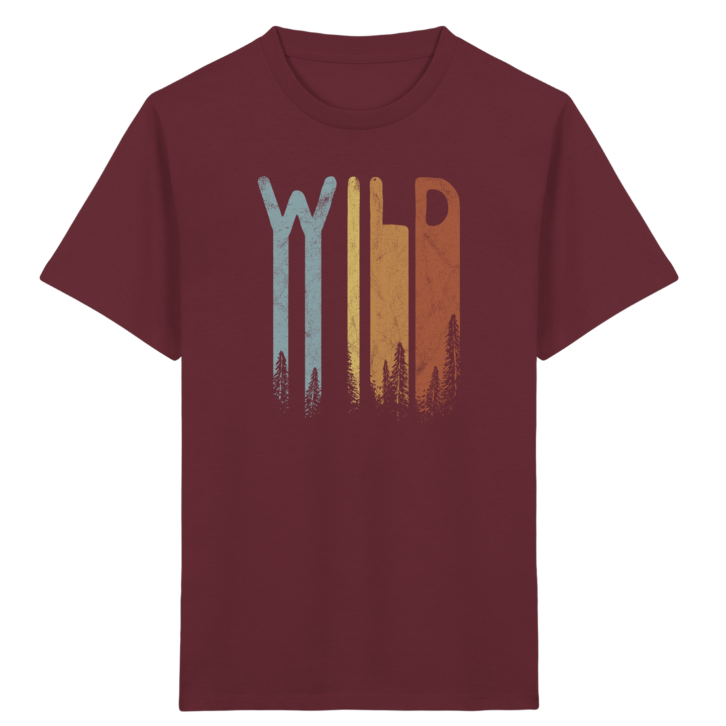 Wild Retro Schriftzug - Kids Organic Shirt