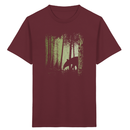 Lässiger Tapir im Zwielicht Wald - Kids Organic Shirt