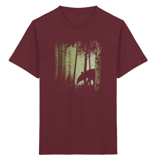 Lässiger Tapir im Zwielicht Wald - Kids Organic Shirt