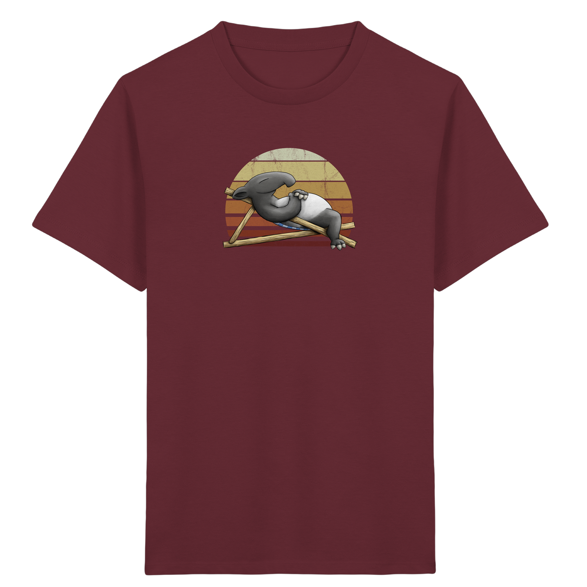 Lässiger Retro Sundown Tapir - Kids Organic Shirt