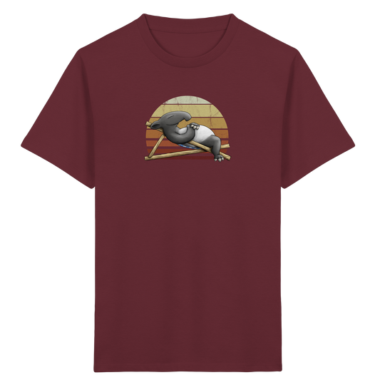 Lässiger Retro Sundown Tapir - Kids Organic Shirt