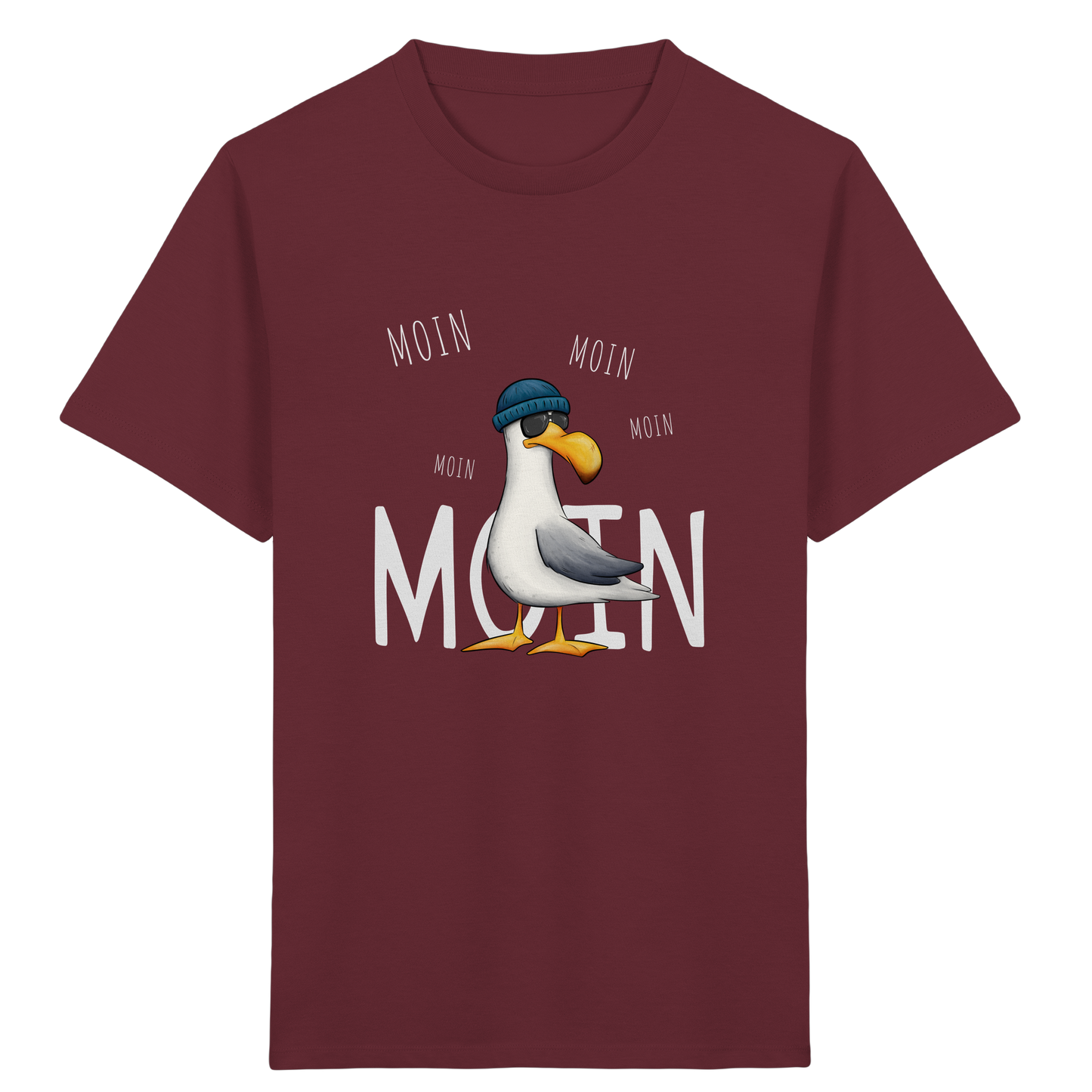 Moin Moin Lässige Hipster Möwe  - Kids Organic Shirt