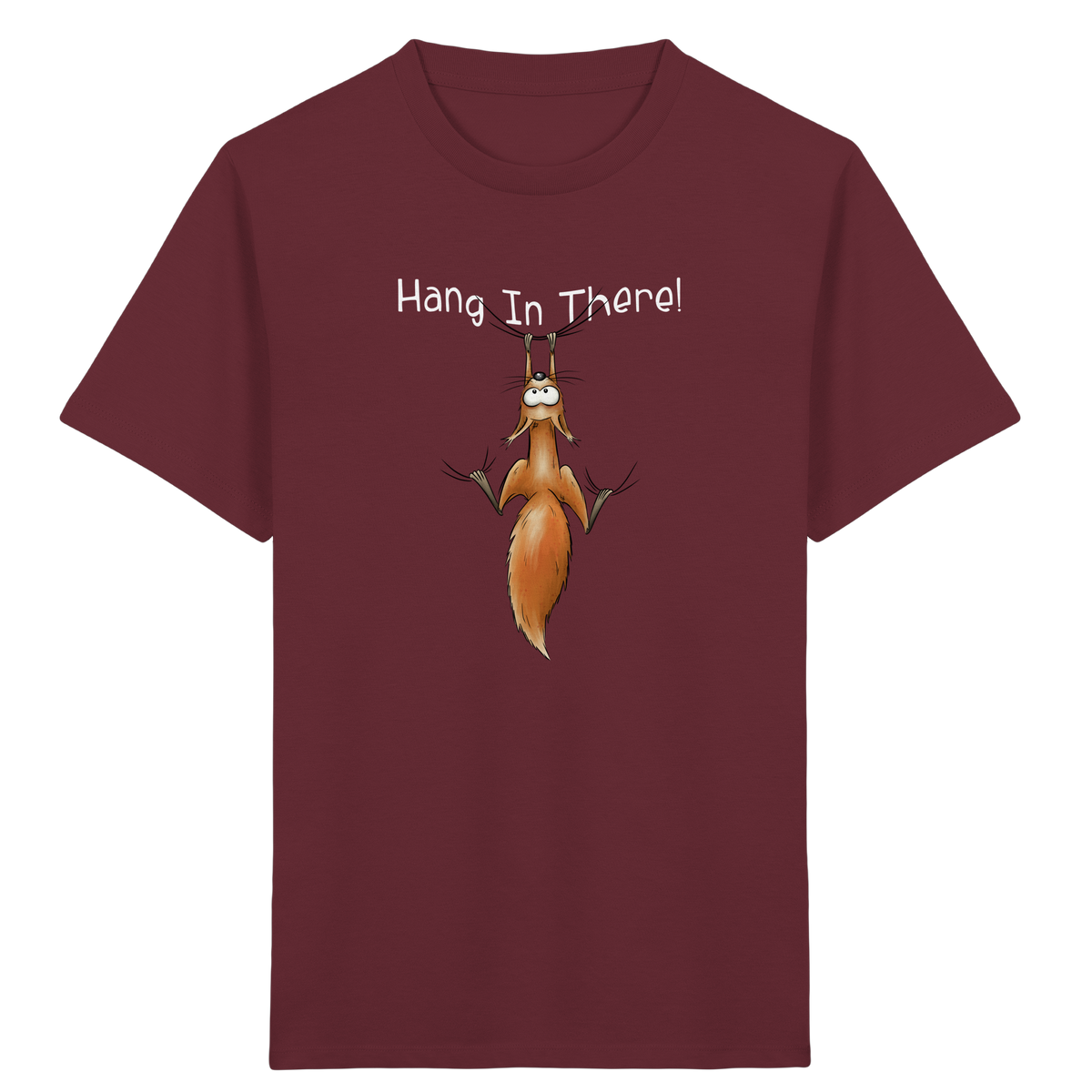Hang In There | Lässiges Eichhörnchen - Kids Organic Shirt