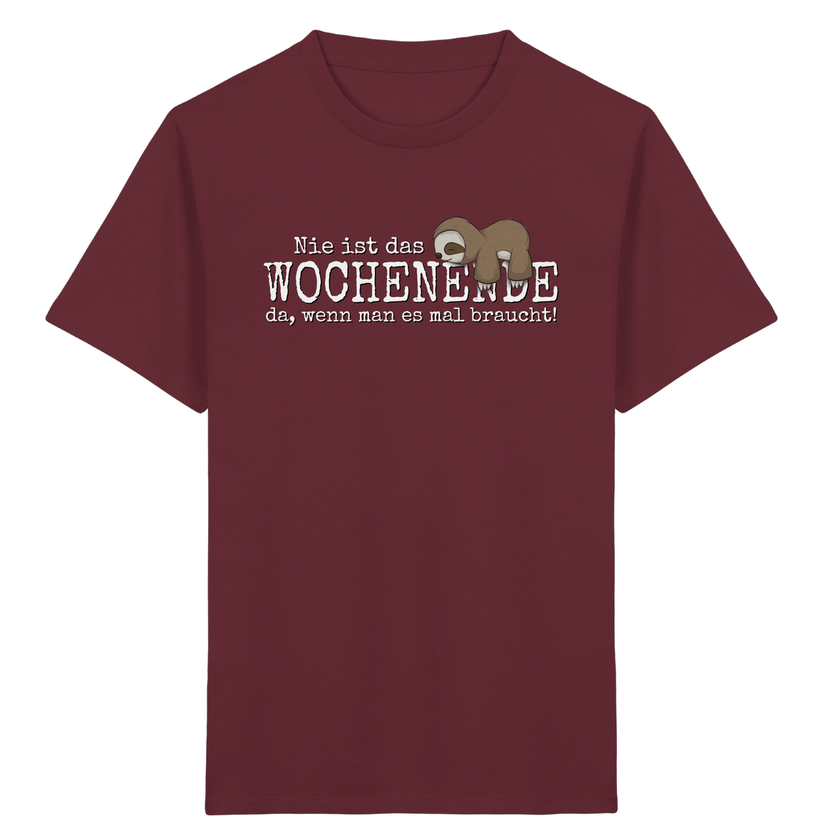 Kawaii Faultier Wochenende - Kids Organic Shirt