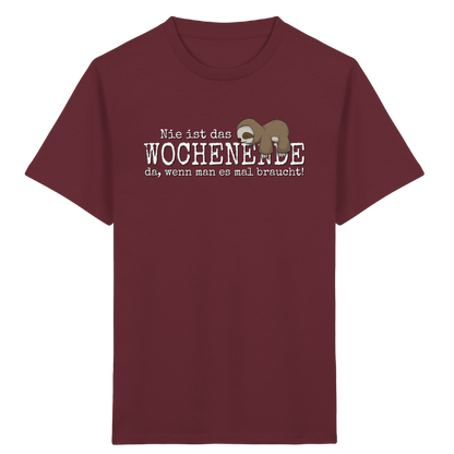 Kawaii Faultier Wochenende - Kids Organic Shirt