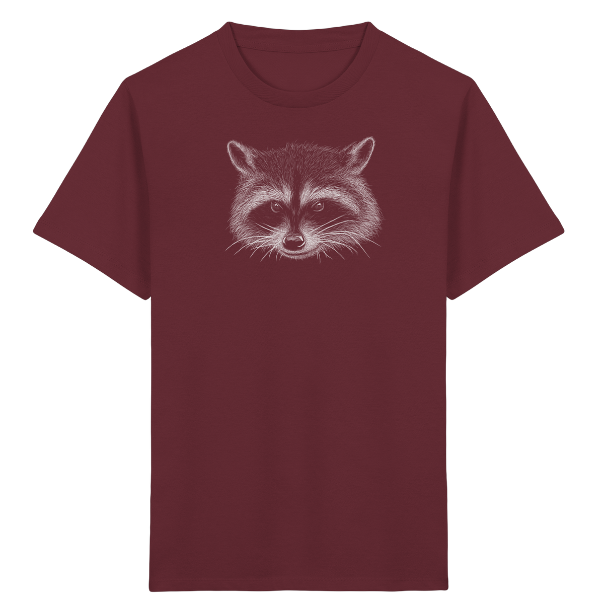 Waschbär Illustration Kritzelkunst - Kids Organic Shirt