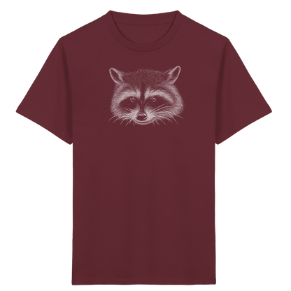 Waschbär Illustration Kritzelkunst - Kids Organic Shirt