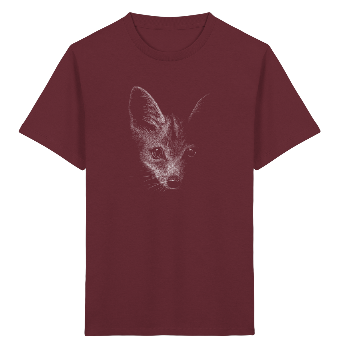 Fuchs Kritzelkunst Illustration - Kids Organic Shirt