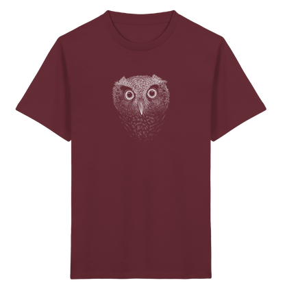 Eule Kritzelkunst Illustration - Kids Organic Shirt