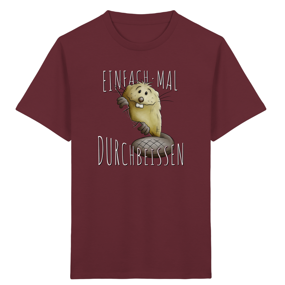 Einfach mal Durchbeissen Biber - Kids Organic Shirt