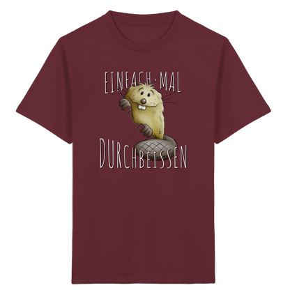 Einfach mal Durchbeissen Biber - Kids Organic Shirt