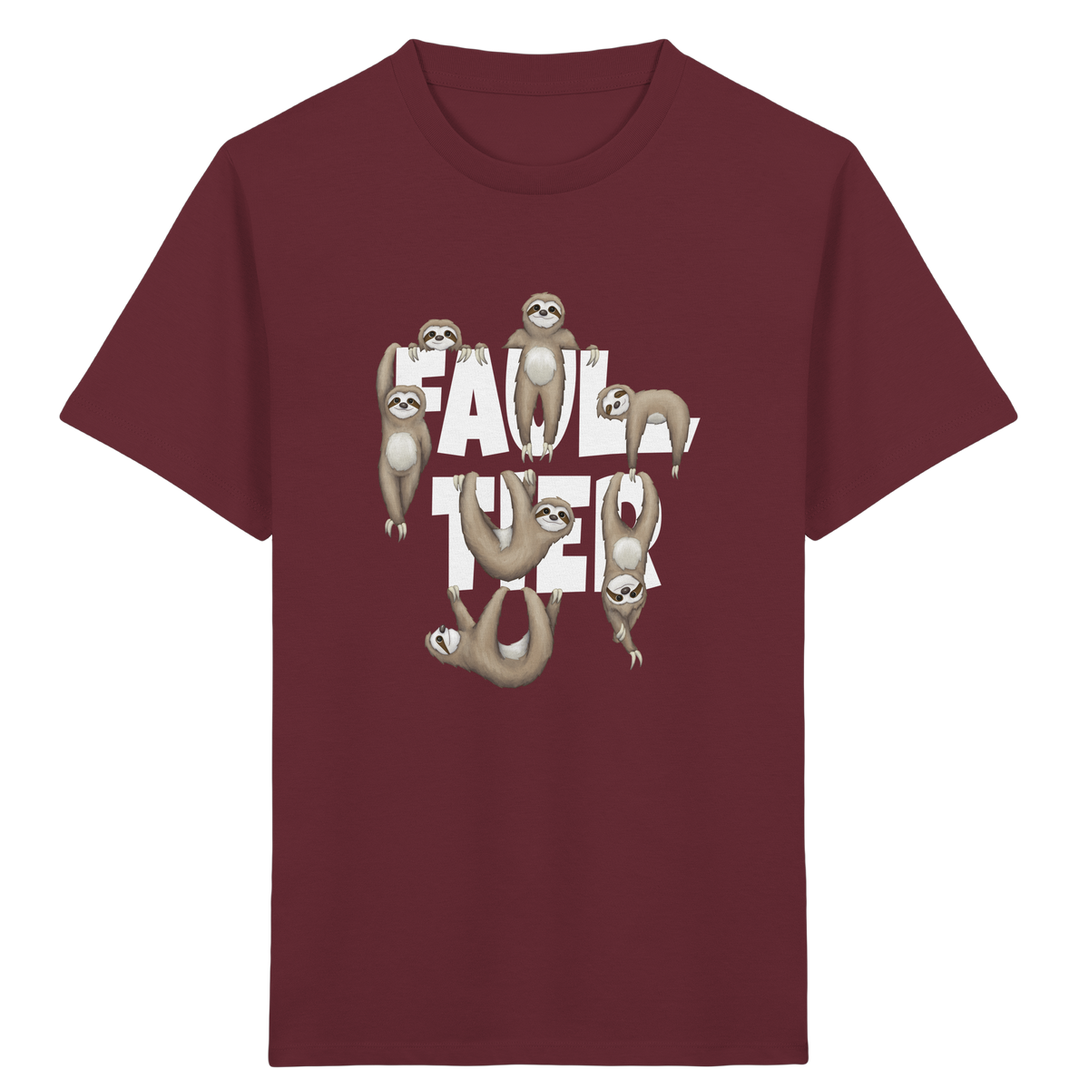 Viele gechillte Faultiere - Kids Organic Shirt