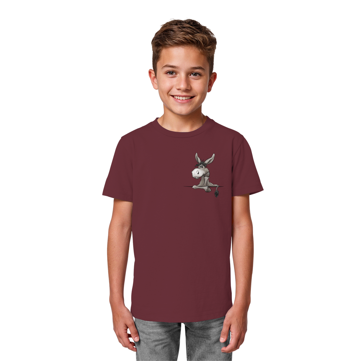 Lustiger lässiger Esel - Kids Organic Shirt