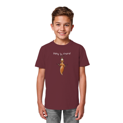 Hang In There | Lässiges Eichhörnchen - Kids Organic Shirt
