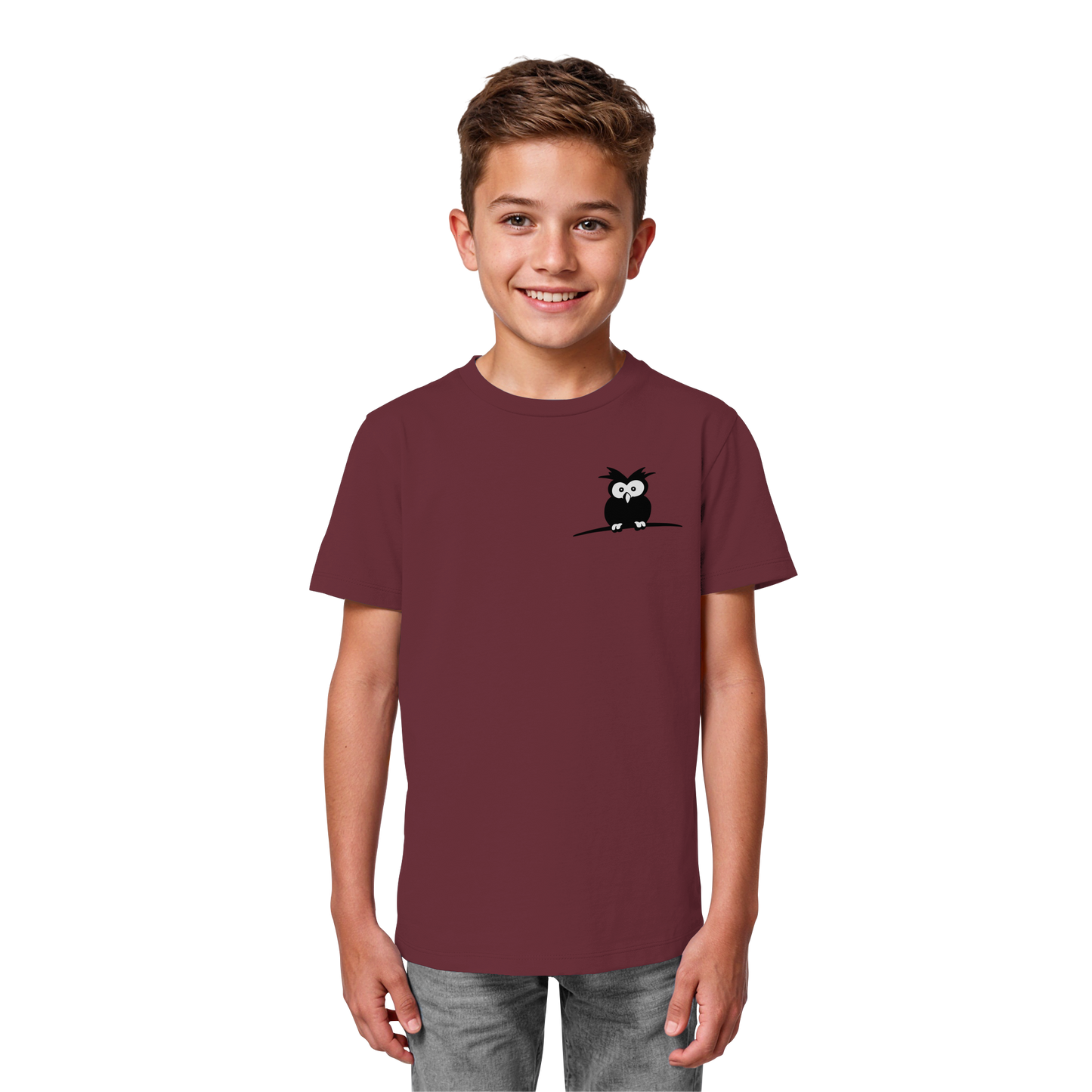 Kleine struppige Eule - Kids Organic Shirt