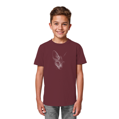 Fuchs Kritzelkunst Illustration - Kids Organic Shirt