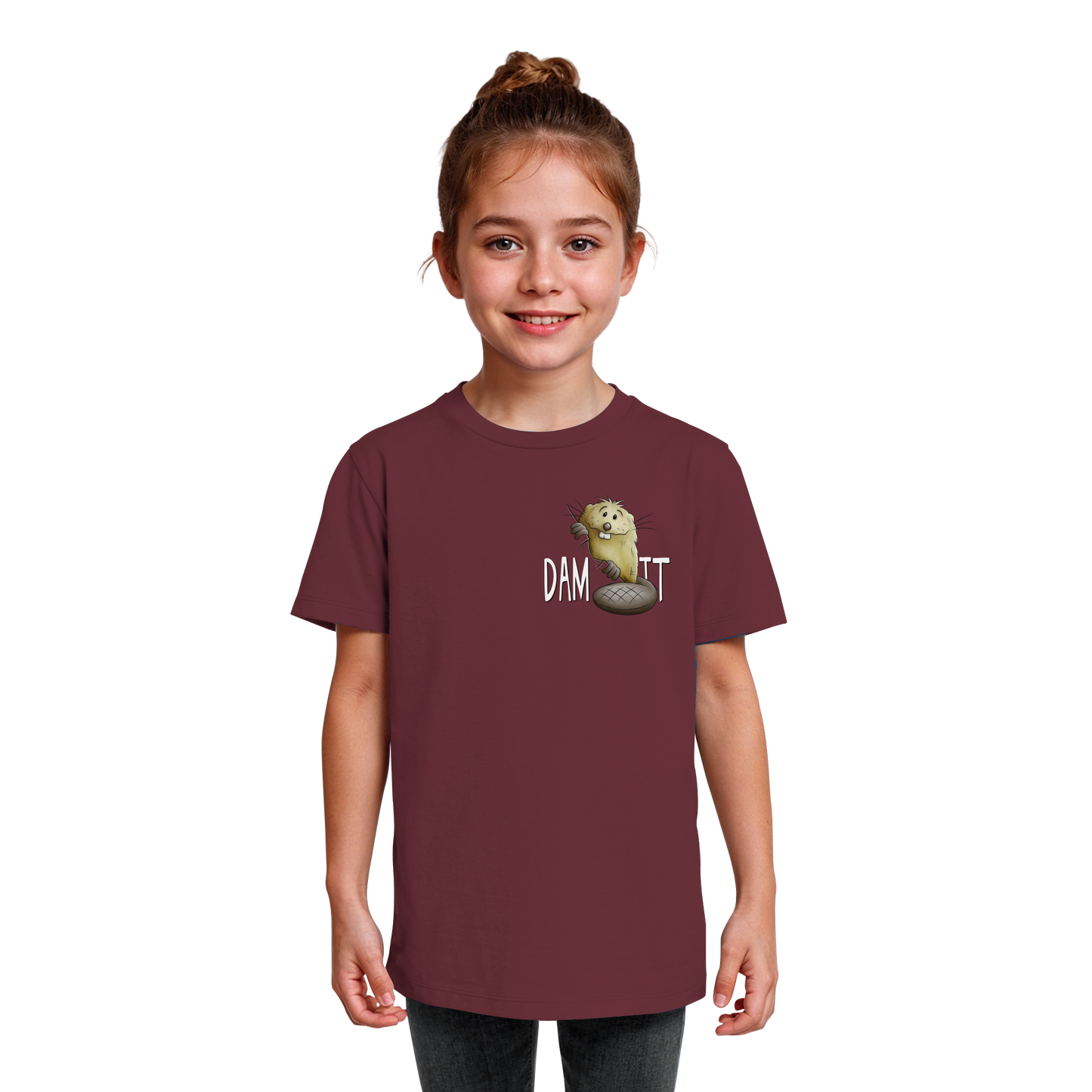 Dam It Verdammt Lustiger Biber - Kids Organic Shirt