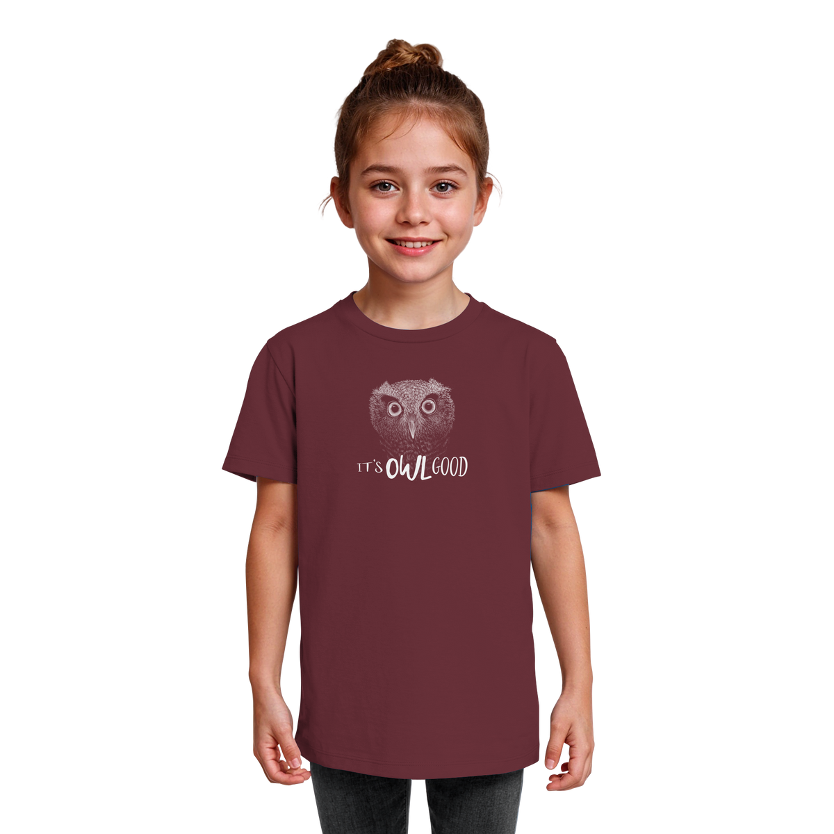 OWL Good | Kritzel-Kunst-Eule - Kids Organic Shirt