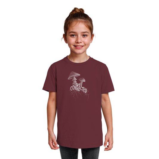 Be Connected Panther-Pilz - Kids Organic Shirt