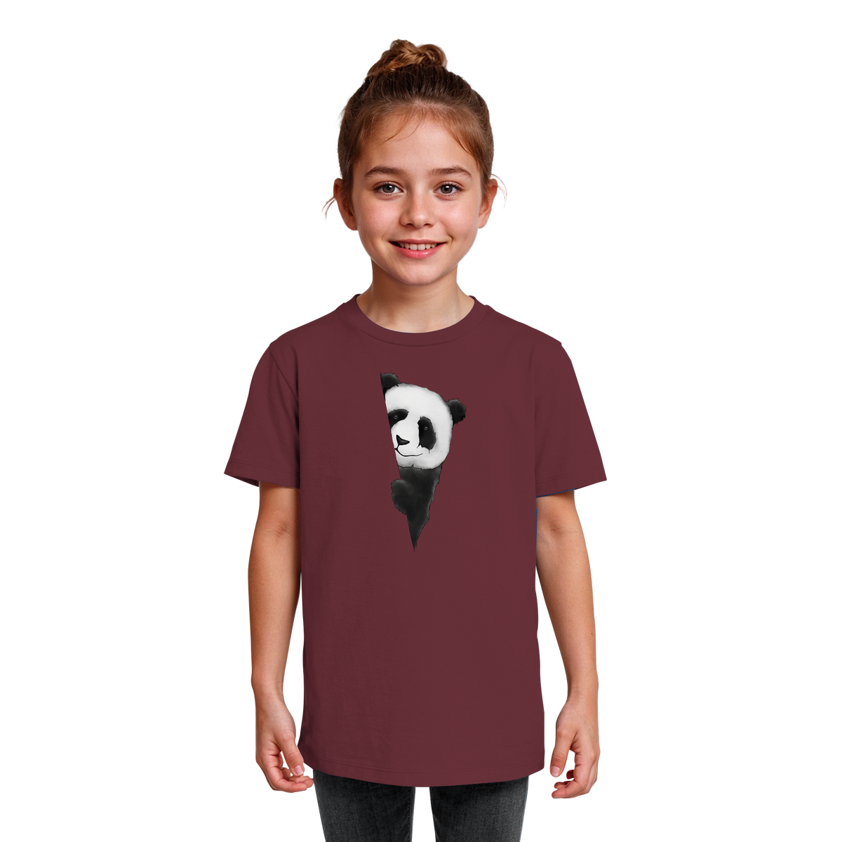 Panda Bär Illustration - Kids Organic Shirt