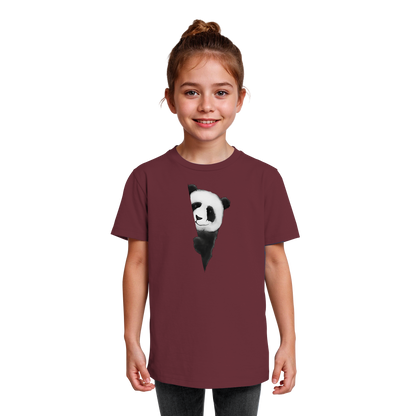 Panda Bär Illustration - Kids Organic Shirt