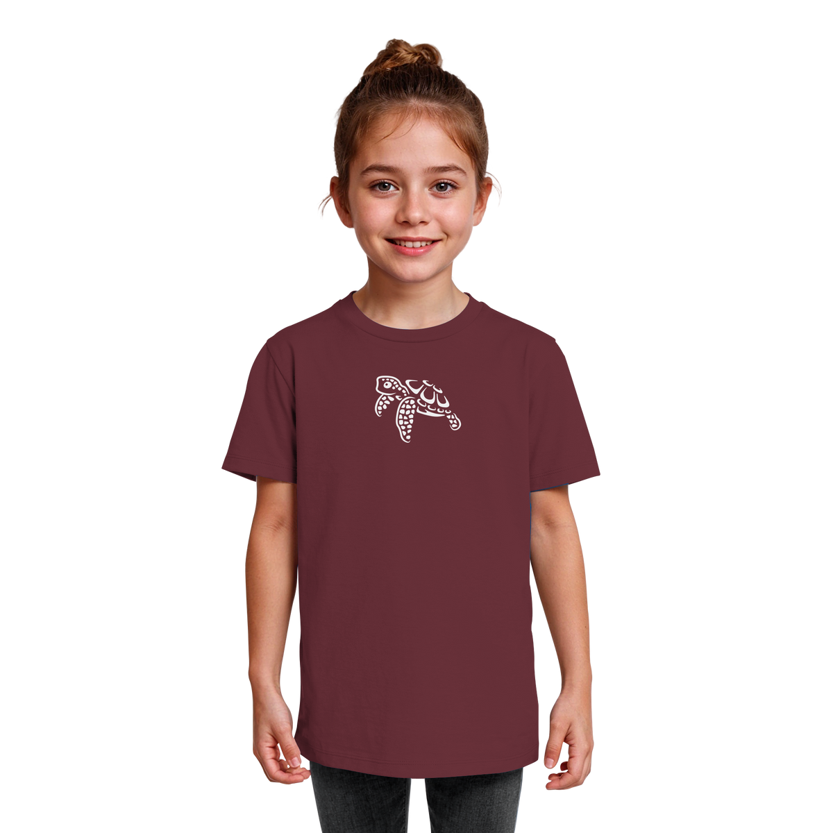 schwimmende Meeres-Schildkröte - Kids Organic Shirt