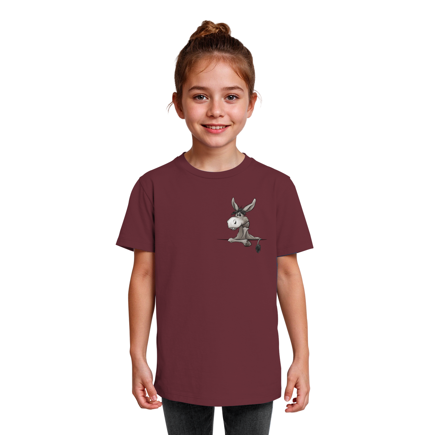 Lustiger lässiger Esel - Kids Organic Shirt