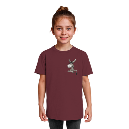 Lustiger lässiger Esel - Kids Organic Shirt