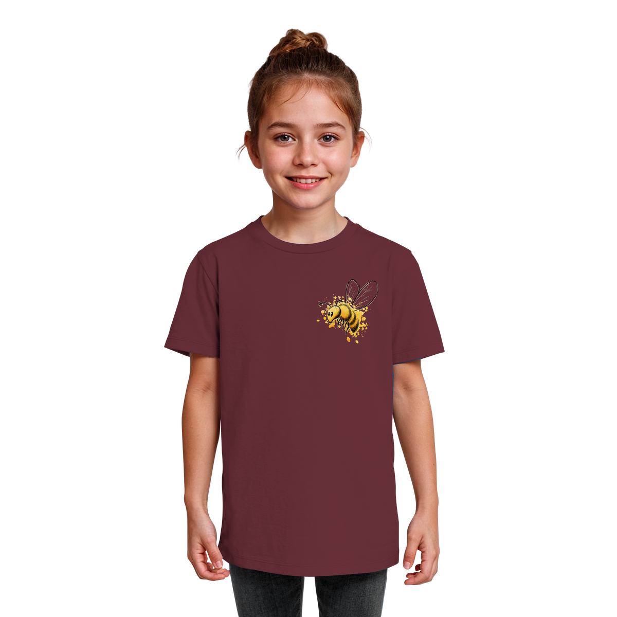 Lässige kleine Honig-Biene - Kids Organic Shirt