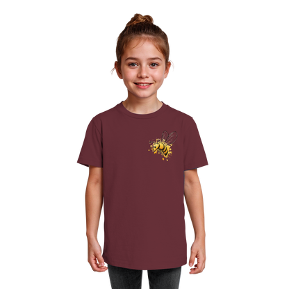Lässige kleine Honig-Biene - Kids Organic Shirt