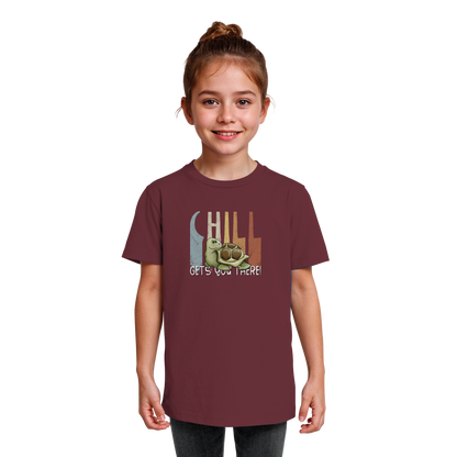 Gechillt gemütliche Schildkröte - Kids Organic Shirt