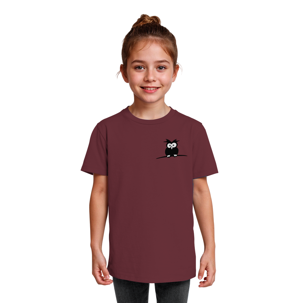 Kleine struppige Eule - Kids Organic Shirt