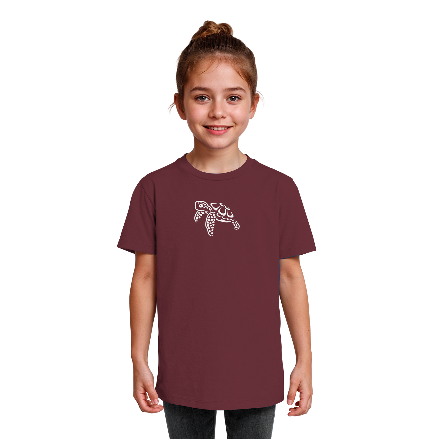 schwimmende Meeres-Schildkröte - Kids Organic Shirt