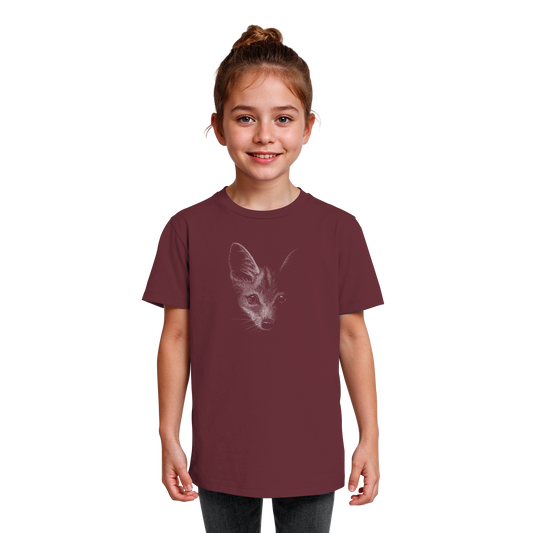 Fuchs Kritzelkunst Illustration - Kids Organic Shirt