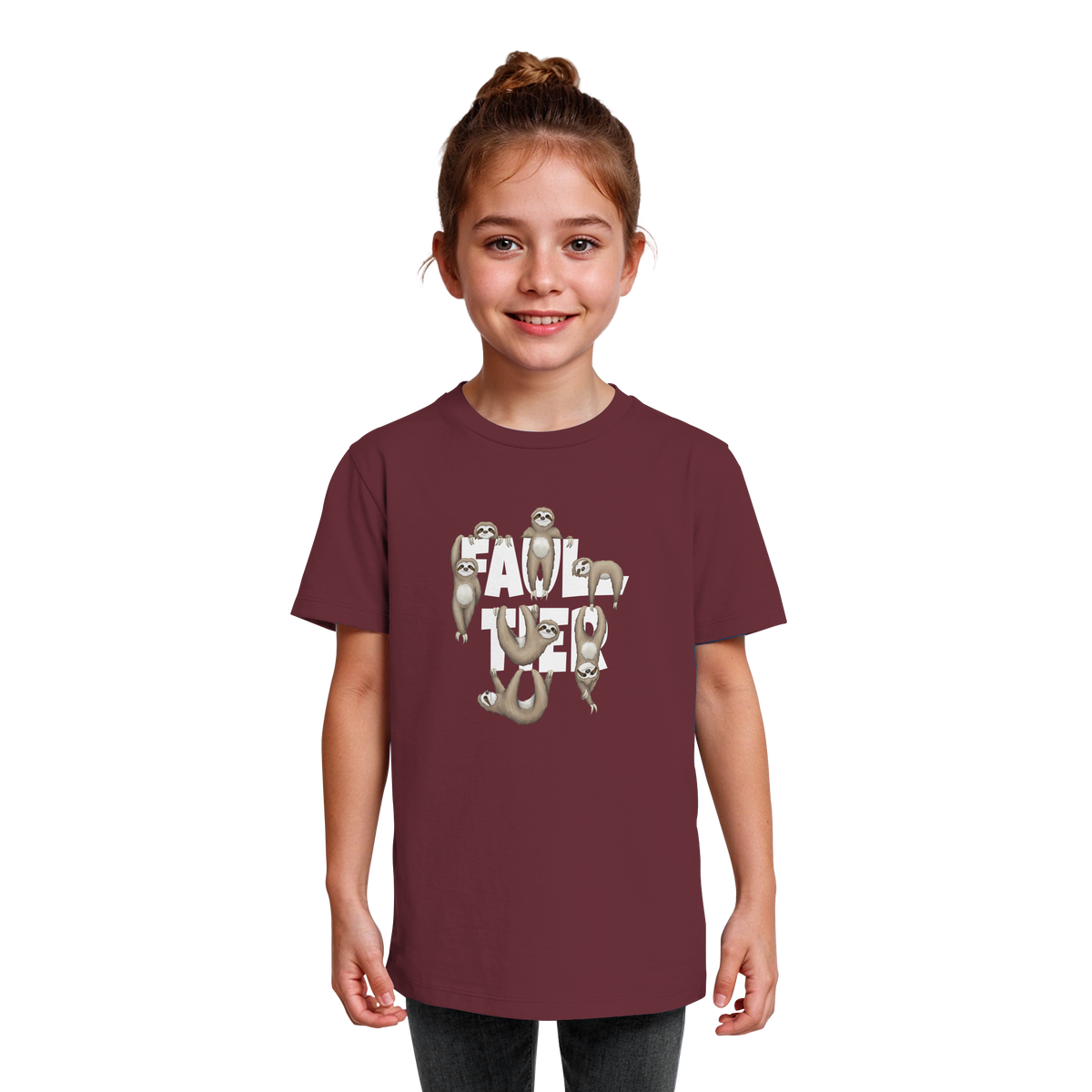 Viele gechillte Faultiere - Kids Organic Shirt