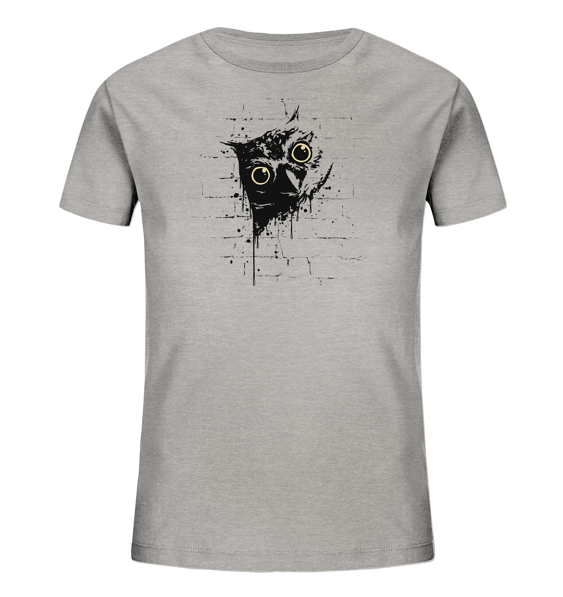 Lässige Street Art Eule - Kids Organic Shirt