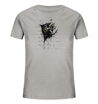 Lässige Street Art Eule - Kids Organic Shirt