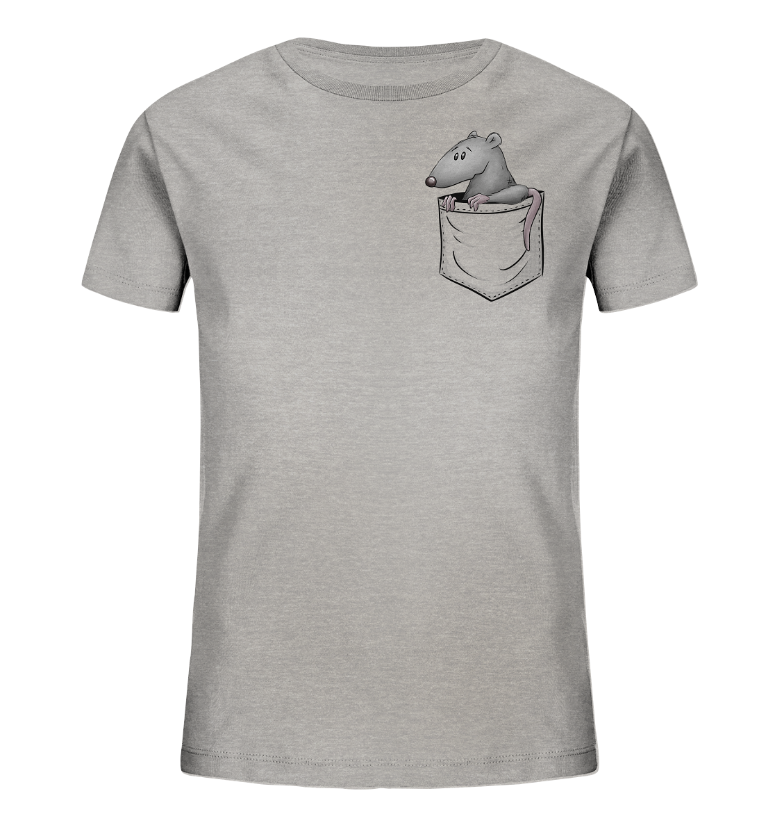 Kleine Ratte in der Tasche - Kids Organic Shirt