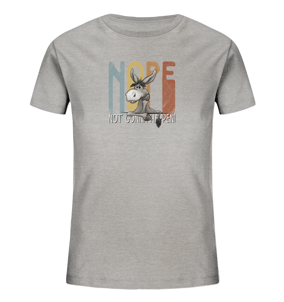 Nope | bockiger Esel - Kids Organic Shirt